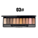 New 10 Colors Smoky Shimmer and Matte Eyeshadow Palette