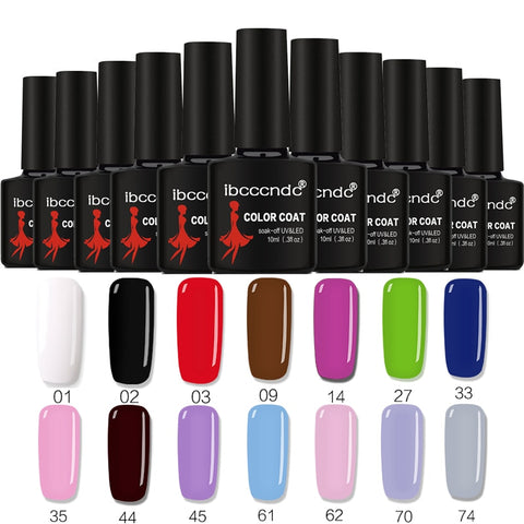 10ML Led & UV Nails Gel Quick Dry 14 Colors