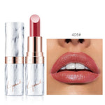 Marble Lipstick Moisturizer Lips Makeup 9 Colors Red