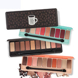 New 10 Colors Smoky Shimmer and Matte Eyeshadow Palette