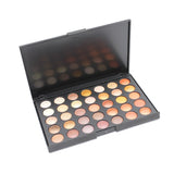 35 Color Eyeshadow Palette Silky Powder Smoky Warm