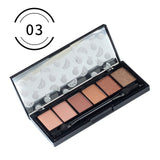New Eyeshadow Palette 6 Color Shimmer Glitter Makeup