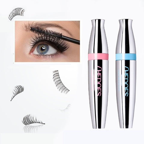Professional 1pc 4D Silk Fiber EyeLashe Makeup Waterproof Mascara